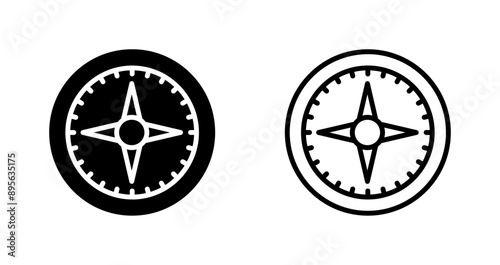 Compass Vector Icon