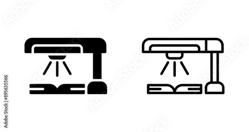 Book Scanner Vector Icon
