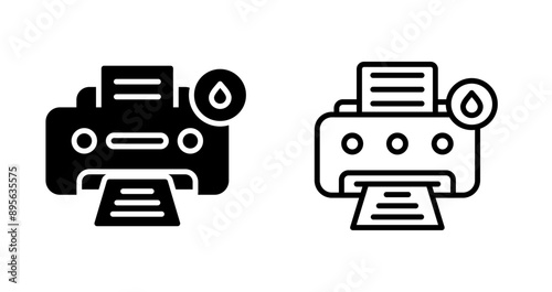 Inkjet Printer Vector Icon