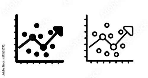 Regression Analysis Vector Icon