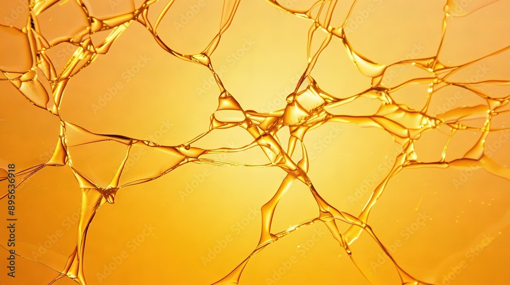 A close-up of a yellow background with water droplets on both sides A close-up of a yellow background with water droplets on both sides
