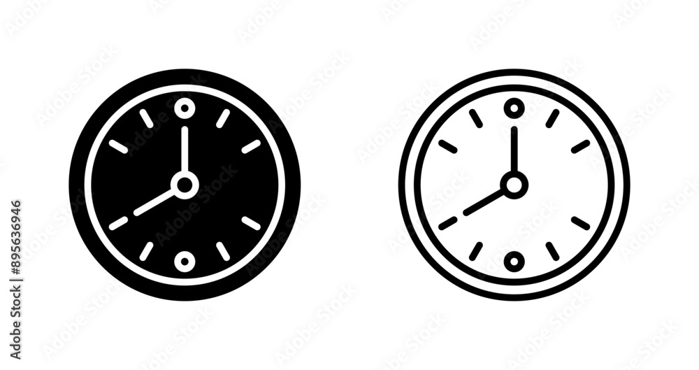 Time Management Vector Icon Time Management Vector Icon