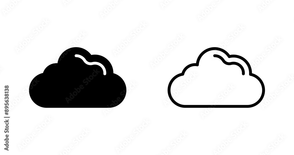 Cloud Vector Icon Cloud Vector Icon