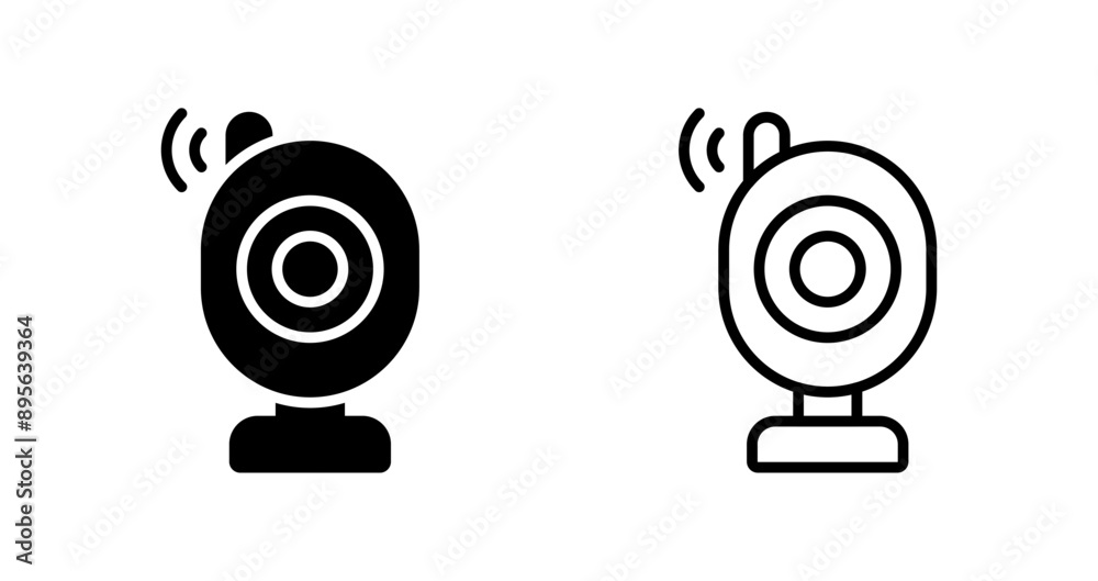 Baby Monitor Vector Icon Baby Monitor Vector Icon