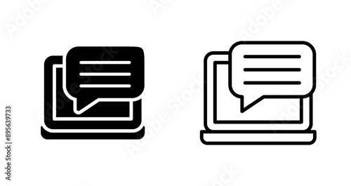 Live Chat Vector Icon