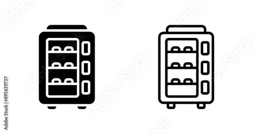 Vending Machine Vector Icon