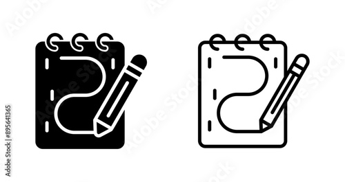 Sketching Vector Icon