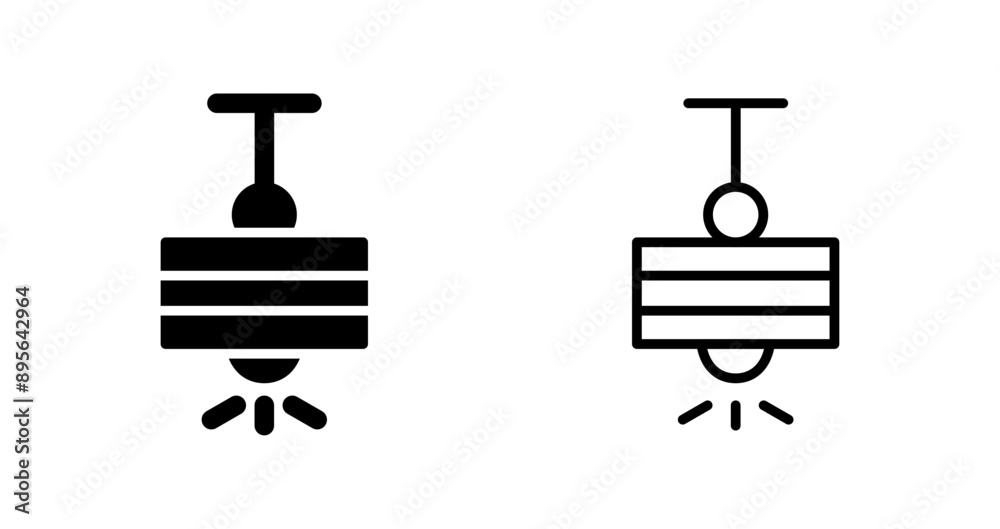 Ceiling Lamp Vector Icon Ceiling Lamp Vector Icon