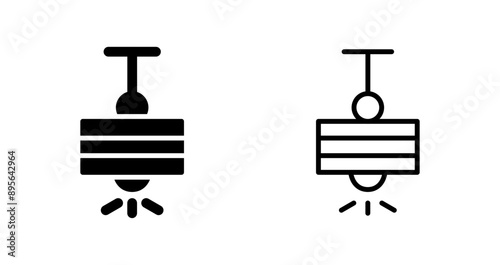 Ceiling Lamp Vector Icon