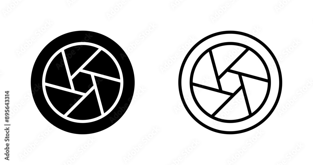 Photography Lens Vector Icon Photography Lens Vector Icon