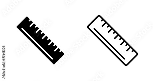 Ruler Vector Icon