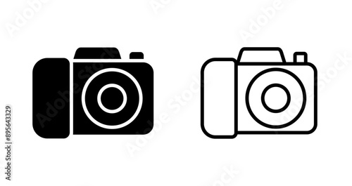 DSLR Camera Vector Icon