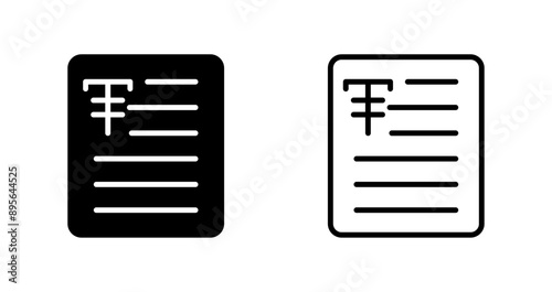 Document Strikethrough Vector Icon