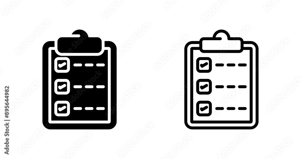 Checklist Vector Icon Checklist Vector Icon