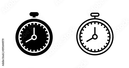 Stopwatch Vector Icon