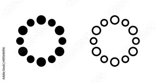 Loading Spinner Vector Icon