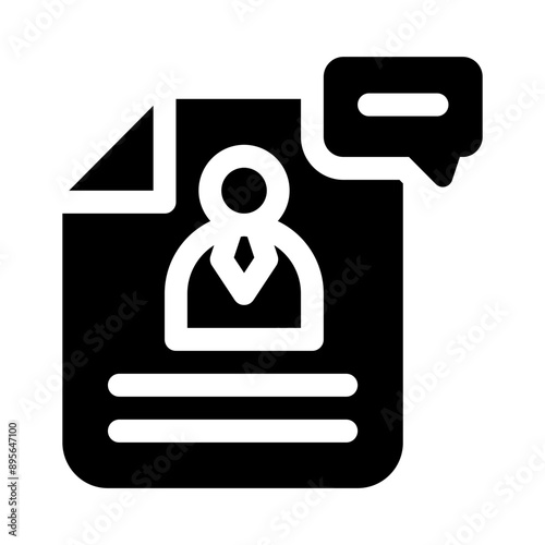 hiring glyph icon