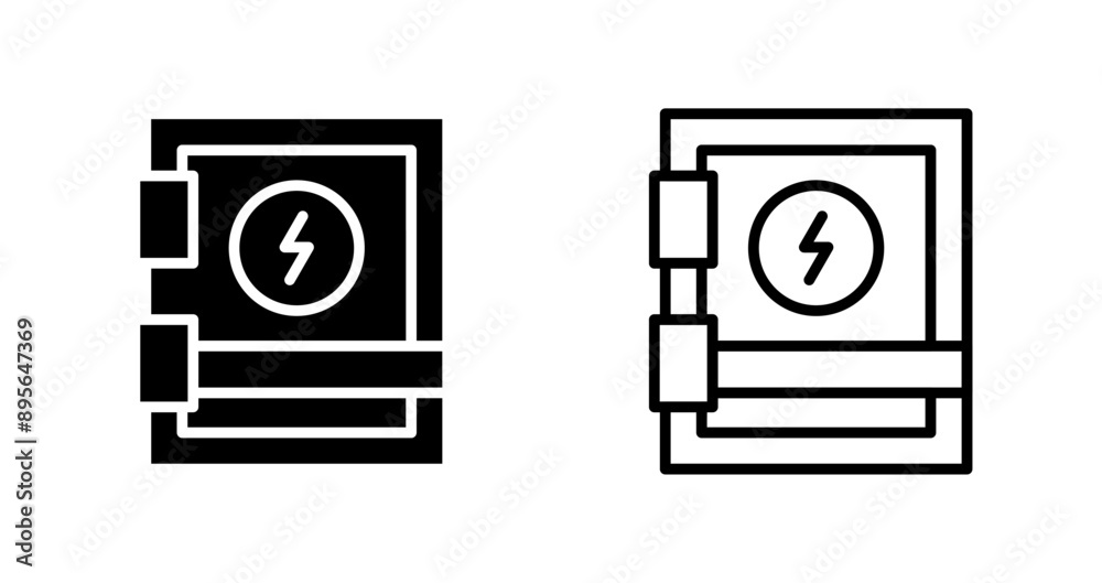 Electrical Panel Vector Icon Electrical Panel Vector Icon