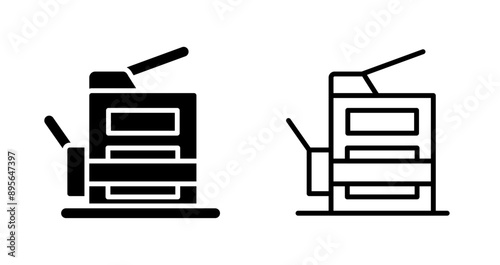 Copy Machine Vector Icon