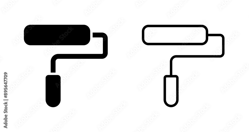 Roller Vector Icon Roller Vector Icon