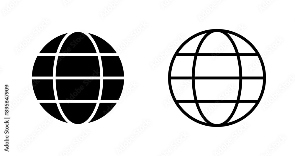 Globe Vector Icon Globe Vector Icon