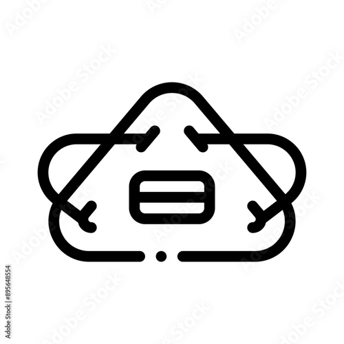 respirator line icon