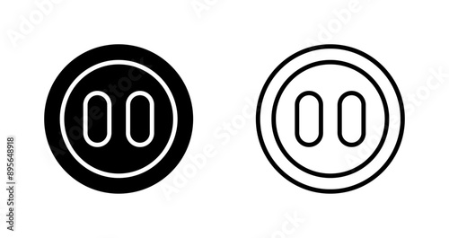 Pause Vector Icon