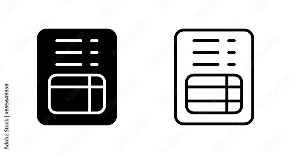 File Invoice Vector Icon