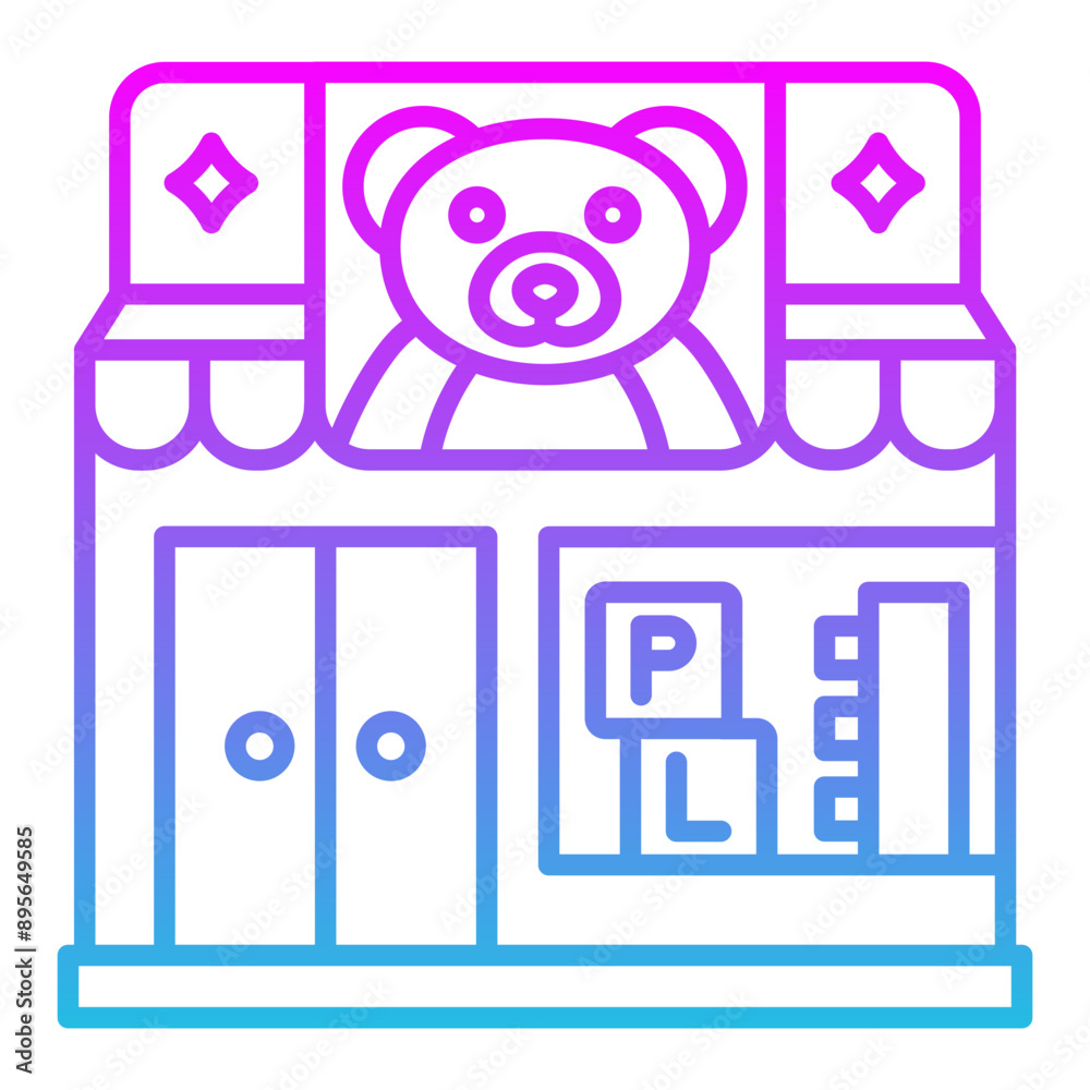 Toys shop Icon Toys shop Icon