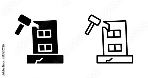 Industry Disruption Vector Icon