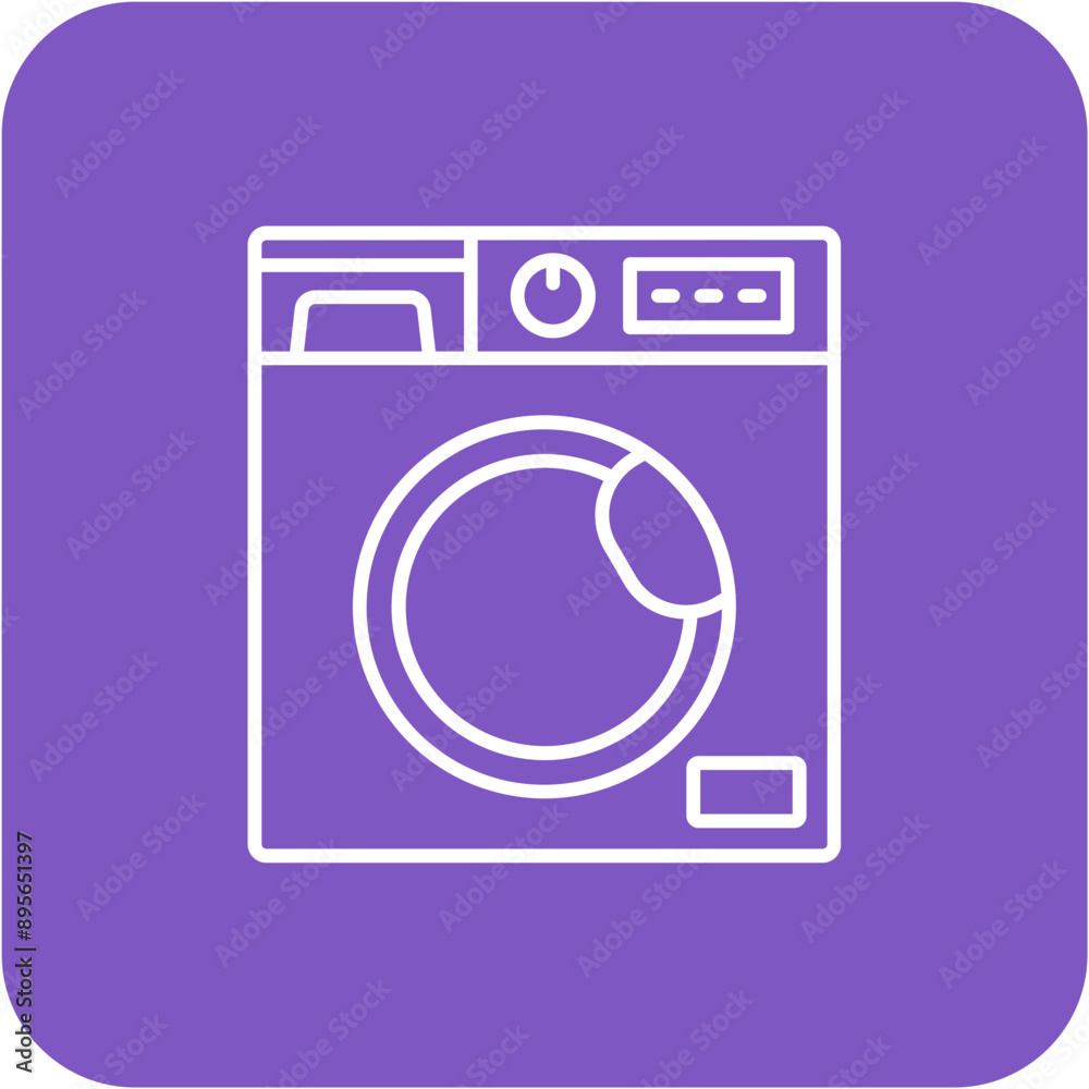 Washing machine Icon Washing machine Icon