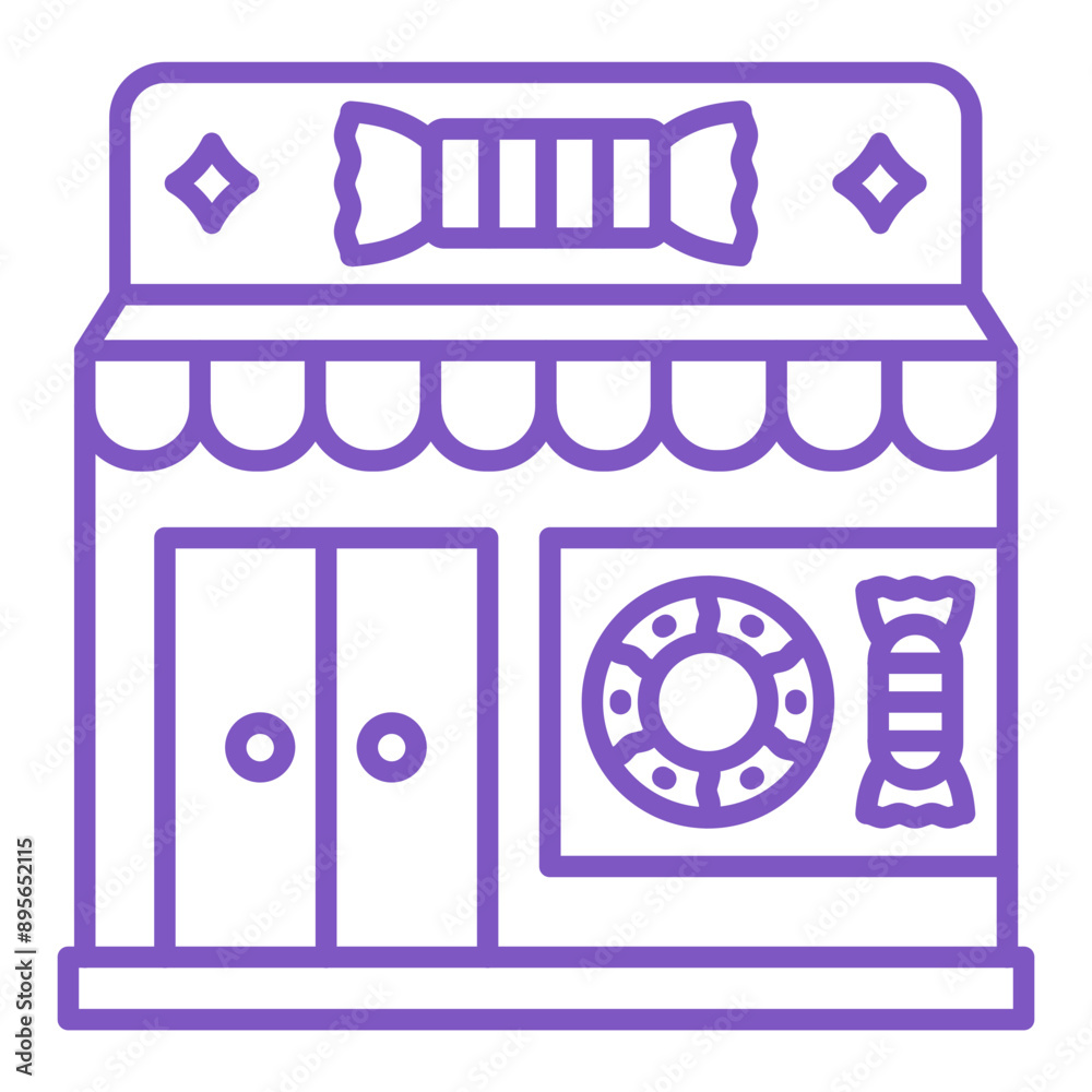 Obraz premium Candy Shop Icon