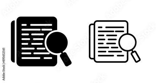 Document Review Vector Icon