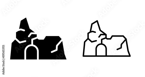 Cave Vector Icon