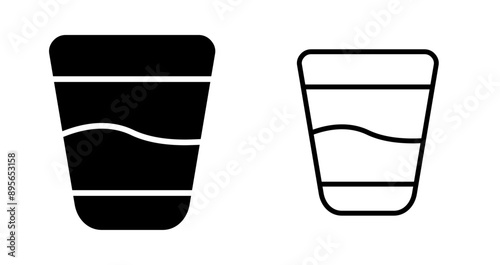 Glass Vector Icon