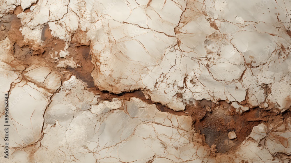 Naklejka premium photo grungy beige marble textured