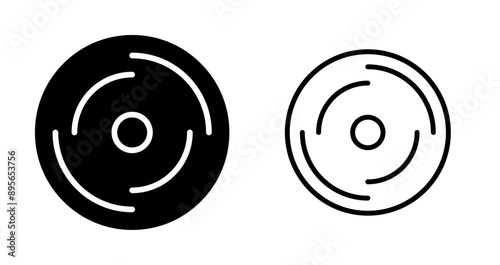 Disk Vector Icon