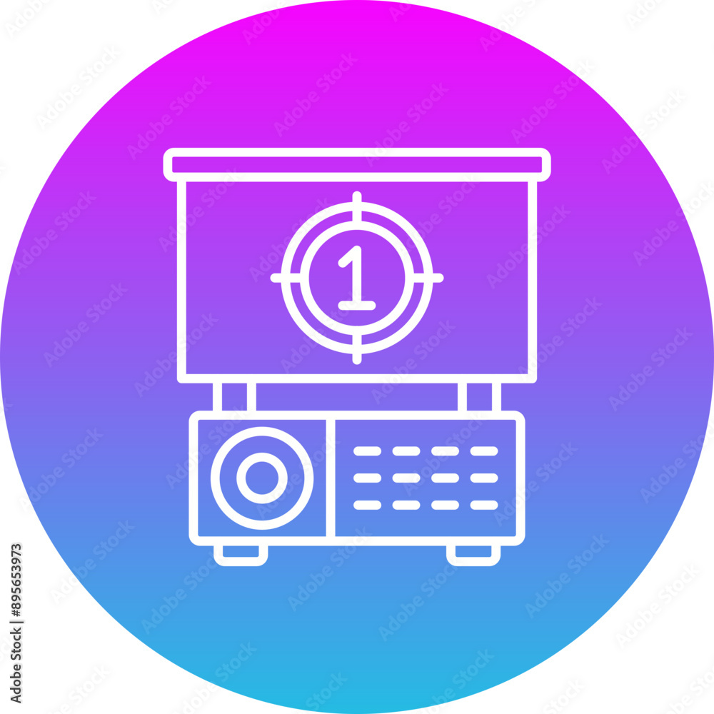 Projector screen Icon Projector screen Icon