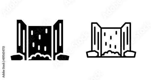 Waterfall Vector Icon