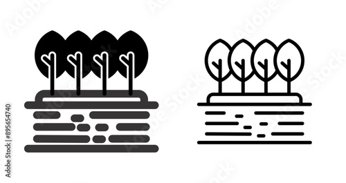 Lake Vector Icon