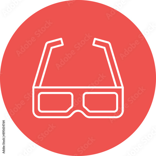 3d glasses Icon