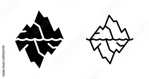 Glacier Vector Icon