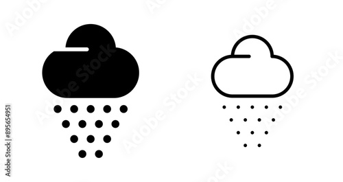 Snowing Vector Icon