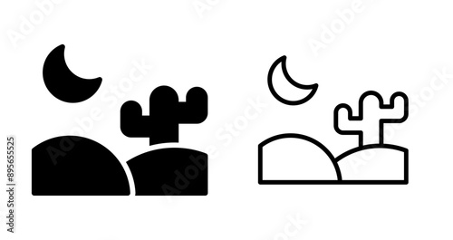 Desert Vector Icon