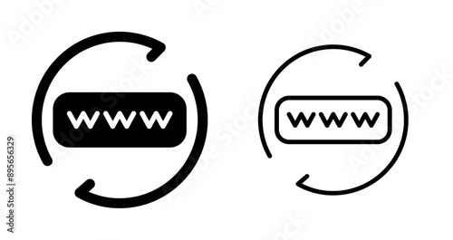 Domain Renewal Vector Icon