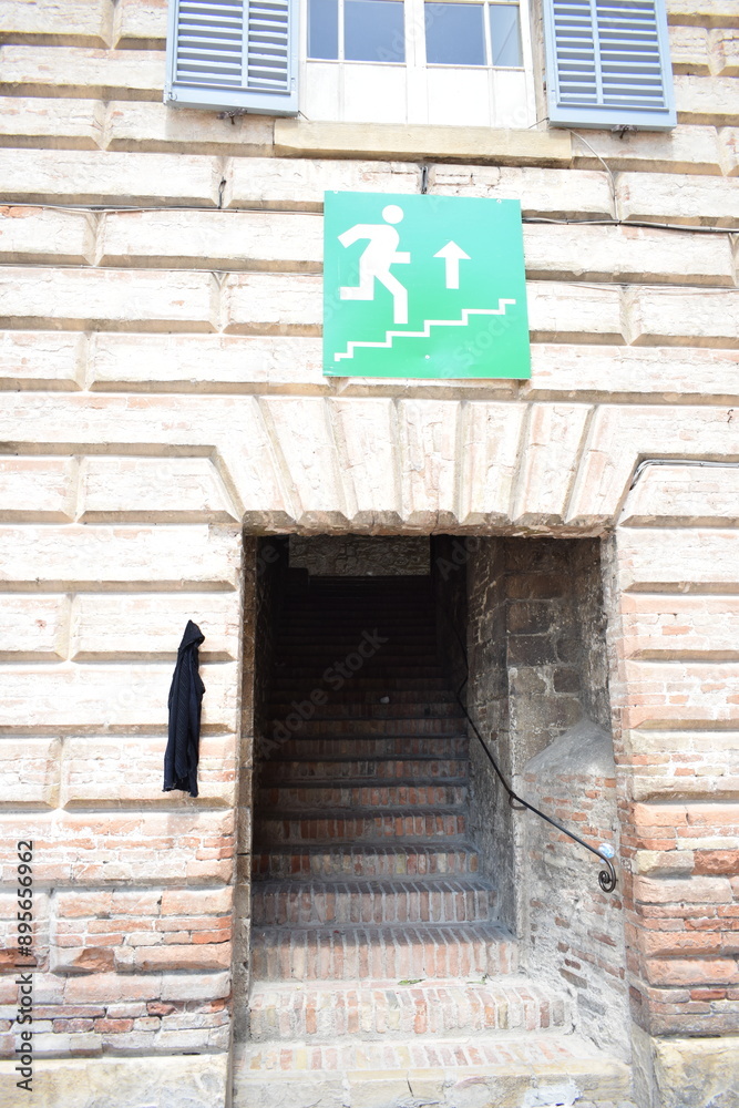 Naklejka premium Gubbio, Umbria, festa dei ceri