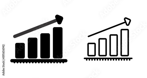 Chart Increasing Vector Icon