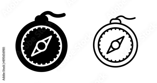 Compass Vector Icon