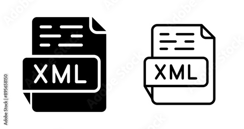 XML Vector Icon