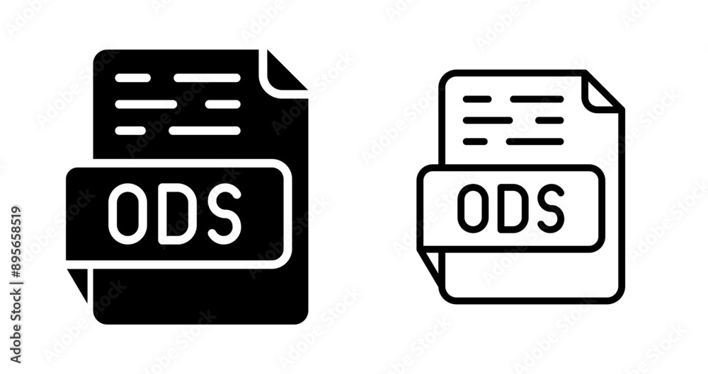 ODS Vector Icon ODS Vector Icon